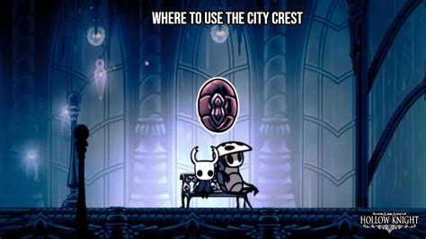 Giving the Nailsmith Pale Ore along with a payment of Geo allows him to upgrade the <b>Knight</b>'s Nail. . How to use city crest hollow knight